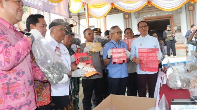 Pemusnahan Barang Bukti Kejari Badung, Wabup Suiasa Apresiasi Kinerja Aparat Penegak Hukum