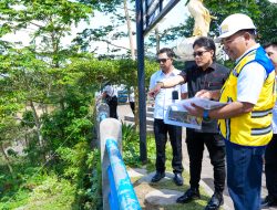 Bupati Badung Dampingi Kapolda Bali Tinjau Bendungan Sidan