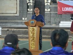 Wabup Badung Suiasa Buka Lomba Senam Garbasari Desa Ungasan