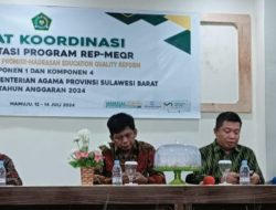 Plt. Kakanwil Kemenag Sulbar Membuka Rakor Implementasi Program REP-MEQR