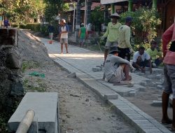 Pemdes Sidolaju, Kec. Widodaren, Ngawi, Tuntaskan Pavingisasi Jalan, Aktivitas Masyarakat Kembali Lancar