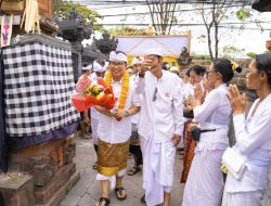 Sekda Badung Hadiri Karya Melaspas di Pura Hyang Daksinaning Panti Nararya Dalem Benculuk Tegeh Kori