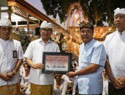 Sekda Badung Hadiri Karya Agung Ngenteg Linggih di Pura Puseh Gunung Agung Sanggulan, Mengwi