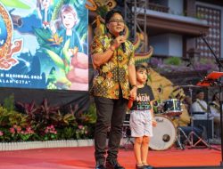 Bupati Giri Prasta Hadiri Puncak Perayaan Hari Anak Nasional