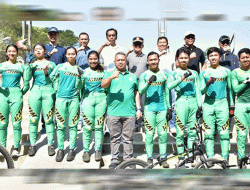 Kepala Dishub Provinsi Jatim Pompa Semangat Para Atlet Cabor Balap Sepeda BMX dan MTB di Malang