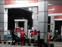 SPBU 74.914.01 di Malunda Kabupaten Majene Nekad Layani Penjualan BBM Subsidi Menggunakan Jerigen