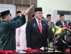 Pj Gubernur Sumsel Elen Setiadi Resmi Lantik Edward Candra Sebagai Pj Sekda Sumsel