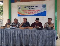 Pemdes Pagojengan Lakukan Musdes   Terkait Perpanjangan Masa Jabatan Kades