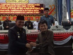 Pj. Bupati Lampung Utara Hadiri Paripurna DPRD