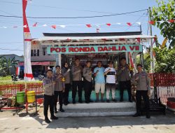 Binmas Polda Sulbar Bertanda Jl Dahlia V11  RT O2 Lingkungan Axuri Mamuju