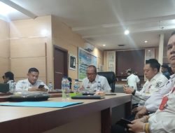 Sekda Kab. Lampung Utara Lekok Melalui Zoom Meeting Rapat Koordinasi TPID Tim Pengendali Inflasi