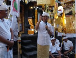 Sekda Badung Hadiri Karya Ngenteg Linggih di Merajan Dadia Arya Wang Bang Pinatih Banjar Penyarikan