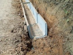 Diduga Proyek Saluran Air Ratusan Juta Dikerjakan Asal-asalan dan Menyalahi RAB