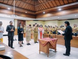 Bupati Badung Nyoman Giri Prasta Lantik 2 Pejabat Eselon II dan 39 Pejabat Fungsional
