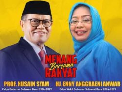 Dukungan Koalisi Partai Besar, PHS-Enny Daftar ke KPU Sulbar 29 Agustus