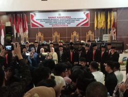 Sebanyak 30 Anggota DPRD Mamuju  Dilantik Dini Hari