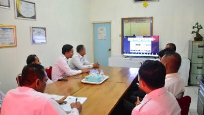 Perkuat Sistem Antikorupsi, Lapas Lamongan Ikuti Sosialisasi SPI KPK Secara Virtual