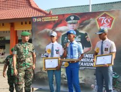 Semarak HUT ke-79 TNI, Kodim 0812/Lamongan Gelar Lomba PBB Tingkat Pelajar SMP dan SMA se-Kabupaten Lamongan