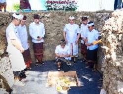 Bupati Badung Hadiri Upacara Pengeruwakan dan Peletakan Batu Pertama Pembangunan TOD Sentral Parkir Kuta