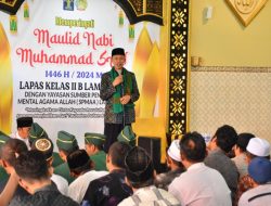 Teladani Kehidupan Nabi, Lapas Lamongan Peringati Maulid Nabi Muhammad SAW 1446 H