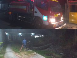 Bergerak Ditengah Senyap Malam, 5 Personel Damkar Berhasil Lokalisir Potensi Kebakaran Lahan