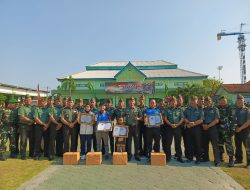 Kontingen Karate Kodim 0812 Lamongan Menerima Penghargaan atas Prestasi yang Cemerlang