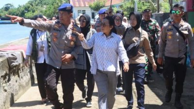 Kunker Menteri PPPA di Pulau Karampuang, Polresta Mamuju Lakukan Pengamanan Ketat