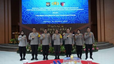 Divisi Propam Lakukan Pembinaan Profesi Polri di Polda Sulbar
