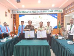 Perjanjian Kerja Sama dengan Kejaksaan Negeri Lampung Utara dalam Bidang Perdata dan Tata Usaha Negara