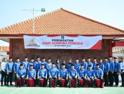 Gelorakan Semangat Sumpah Pemuda Jajaran Lapas Kelas IIB Lamongan Laksanakan Upacara Bersama Seluruh Warga Binaan