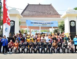 Upacara Peringatan Sumpah Pemuda Ke 96 Kalapas Hadir Bersama Forkopimda di Pemkab Lamongan