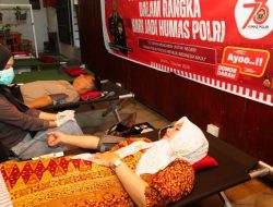 HUT Humas Polri, Polda Sulbar Bidhumas Gelar Donor Darah