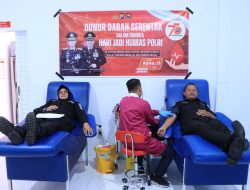 Humas Polres Madiun Gelar Kegiatan Donor Darah dalam Rangka HUT ke-73 Humas Polri