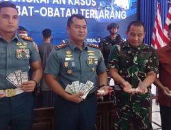 Lanal Tegal Bongkar Jaringan Obat Terlarang, 4.263 Butir Disita