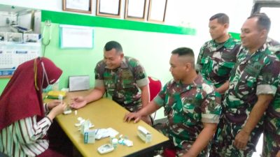 Kodim 0812/Lamongan Bersama Poskes 05.09.13 Lamongan Laksanakan Program Prolanis