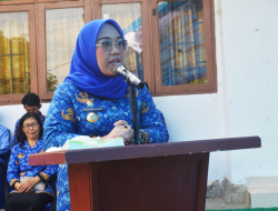 Bupati Mamuju Sitti Sutinah Suhardi Laksanakan Pengukuhan Pengurus Korpri di Kec. Bonehau