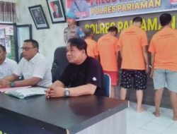 Satresnarkoba Polres Pariaman Ringkus Empat Pelaku Terduga Penguna Narkotika