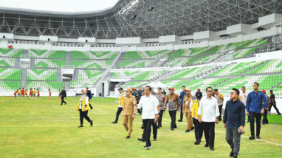 Stadion Utama Sumatra Utara Diresmikan Presiden Jokowi, Telan Anggaran Sebesar Rp587 Miliar