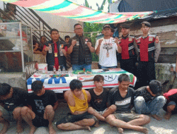 Kampung Narkoba di Lorong Keramat Palembang, Sumsel Digrebek, Delapan Laki-laki Diamankan Polisi