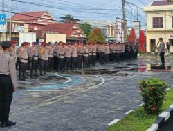 173 Personel Polisi Amankan Rapat Pleno Rekapitulasi Suara di KPU Mamuju
