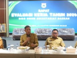 Kabiro Umum Sulbar Anshar Malle Pimpin Evaluasi Kinerja Akhir Tahun Biro Umum