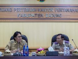 Bupati Badung Giri Prasta Kunjungan Kerja ke Kantor Pertanahan Kabupaten Badung