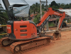 Proyek Bernilai Puluhan Miliar di Desa Tanah Abang, Musi Banyuasin Pertanyakan