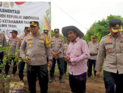 Polres Tegal Manfaatkan Lahan Tidur Dukung Swasembada Pangan