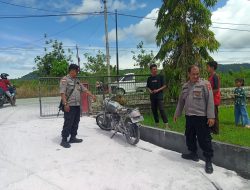 Polsek Muara Tami Merespon TKP Kebakaran, Satu Unit Motor Rusak Total