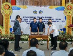 Bupati Badung Giri Prasta Hadiri Penyerahan Secara Digital DIPA dan TKD 2025
