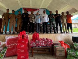 Wakil Ketua DPRD Sulbar dan Pj Gubernur Sulbar Tinjau Desa Terdampak Bencana Longsor di Kalumpang, Mamuju