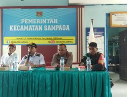 Kapolsek Sampaga Mamuju Disambut dengan Bingkai Silaturahmi