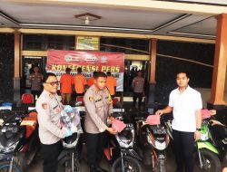 Kasus Curanmor Terbongkar, Polres Nabire Tangkap 5 Pelaku