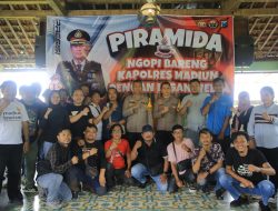 Kapolres Madiun Diskusi Santai Sambil Ngopi Bareng Media